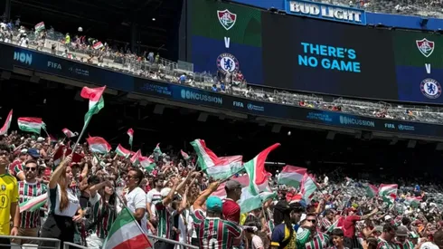 Torcida do Fluminense no MetLife Stadium - Foto: Reprodução/Fluminense