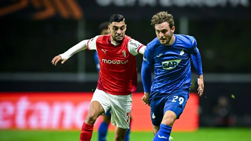 Gabri Martínez pelo Braga. Foto: Octavio Passos/Getty Images