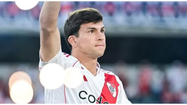 Gonzalo Tapia pelo River Plate. Foto: Marcelo Endelli/Getty Images