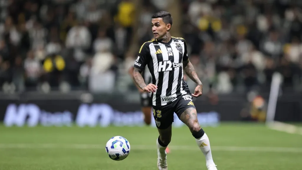 Dudu na estreia pelo Atlético-MG. Foto: Gilson Lobo/AGIF