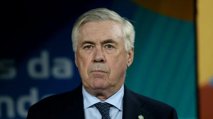 SP - SAO PAULO - 10/06/2025 - ELIMINATORIAS COPA DO MUNDO 2026, SELECAO BRASILEIRA X PARAGUAI - Carlo Ancelotti tecnico da Selecao Brasileira durante a partida entre Brasil e Paraguai na Neo Quimica Arena em Sao Paulo (SP), pelas Eliminatorias da Copa do Mundo 2026