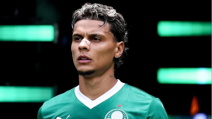 Richard Ríos, do Palmeiras. (Photo by Francois Nel/Getty Images)