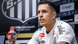 Coletiva de apresentação do atleta Igor Vinícius na Vila Belmiro (07/07/2025) - Fotos: Raul Baretta/ Santos FC.