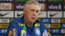 Carlo Ancelotti durante entrevista coletiva na Neo Química Arena.