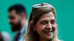 Leila Pereira durante partida contra o Bahia no Allianz Parque.