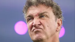 Cuca durante partida contra o Ceará