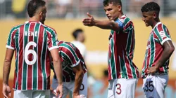 EAST RUTHERFORD, NEW JERSEY - JULY 08: Thiago Silva #3 of Fluminense FC reacts during the FIFA Club World Cup 2025 semi-final match between Fluminense FC and Chelsea FC at MetLife Stadium on July 08, 2025 in East Rutherford, New Jersey. (Photo by Alex Grimm/Getty Images)