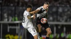 Pablo Vegetti com a posse de bola em partida diante do Botafogo. Foto: Associated Press / Alamy Stock Photo