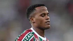 Jhon Arias durante partida da Série A em 2025.