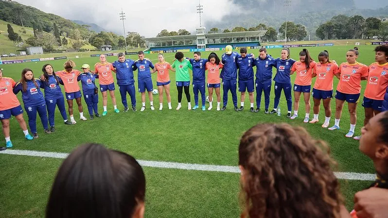 Seleção Feminina na preparação para Copa América. Fotos: Lívia Villas Boas/CBF