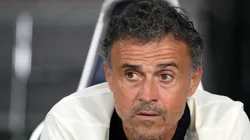 Luis Enrique durante jogo do PSG.