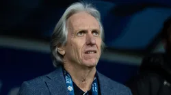 RIYADH, SAUDI ARABIA - FEBRUARY 28: Jorge Jesus Coach of Al Hilal looks on during the Saudi Pro League match between Al Hilal and Al Ahli SFC at Kingdom Arena on February 28, 2025 in Riyadh, Saudi Arabia. (Photo by Yasser Bakhsh/Getty Images)