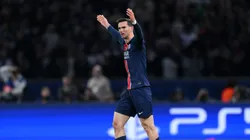 Fabian Ruiz of Paris Saint-Germain celebrates scoring his team's first goal during the UEFA Champions League 2024/25 Semi Final Second Leg match between Paris Saint-Germain and Arsenal FC at Parc des Princes on May 07, 2025 in Paris, France. (Photo by David Ramos/Getty Images)