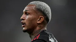 Wesley durante jogo pelo Fla.