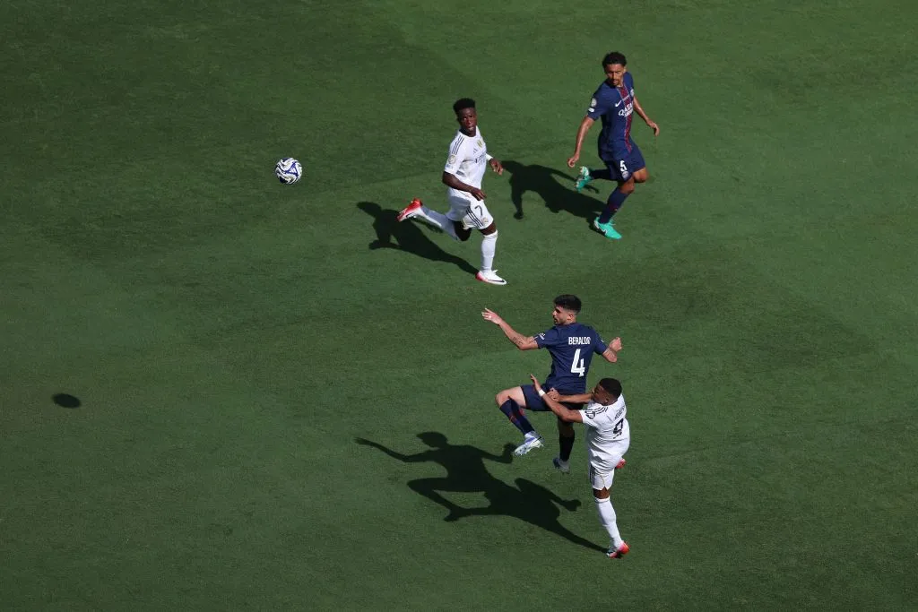 PSG goleia o Real Madrid e chega a decisão do Mundial de Clubes. Foto: Al Bello/Getty Images.