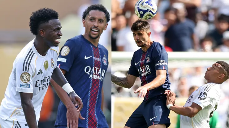 Beraldo e Marquinhos ganham destaque em duelos contra Mbappé e Vini Jr. FotoxFoto: Getty Images.