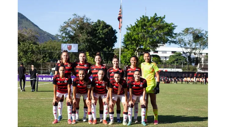 Jogadoras do Flamengo. Foto: Divulgação/Flamengo