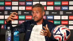 Luis Enrique elogiou Dembélé após vitória sobre o Real Madrid. Foto: Stu Forster/Getty Images