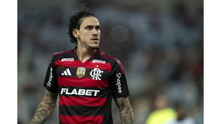RJ - RIO DE JANEIRO - 21/05/2025 - COPA DO BRASIL 2025, FLAMENGO X BOTAFOGO-PB - Pedro jogador do Flamengo durante partida contra o Botafogo-PB no estadio Maracana pelo campeonato Copa Do Brasil 2025. Foto: Jorge Rodrigues/AGIF