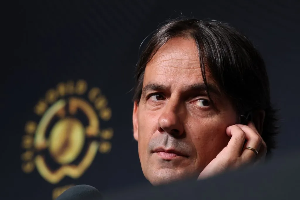 Inzaghi, técnico do Al-Hilal, pode ter Gustavo Martins em breve no seu elenco – Foto: Alex Grimm/Getty Images