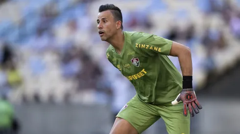 Fabio goleiro do Fluminense durante partida contra o Nova Iguaçu no estadio Maracana pelo campeonato Carioca 2025. Foto: Jorge Rodrigues/AGIF