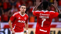 Rafael Borré jogador do Internacional comemora seu gol - Foto: Maxi Franzoi/AGIF