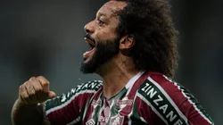 Marcelo, ex-jogador do Fluminense durante partida contra o Cruzeiro no estadio Maracana pelo campeonato Brasileiro A 2024. Foto: Thiago Ribeiro/AGIF