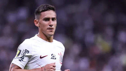 Matias Rojas jogador do Corinthians durante partida contra a Ponte Preta no estadio Arena Corinthians pelo campeonato Paulista 2024. Foto: Marcello Zambrana/AGIF