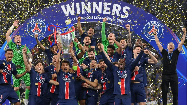 Paris Saint-Germain foi campeão europeu ao golear a Internazionale (Photo by Justin Setterfield)