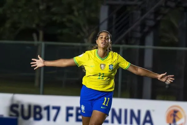 Giovanna Waksman pela Seleção sub-17. Foto: Divulgação/CBF