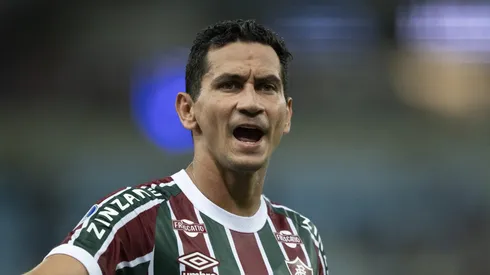 RJ – RIO DE JANEIRO – 14/05/2025 – COPA SUL-AMERICANA 2025, FLUMINENSE X UNION ESPANOLA – Paulo Henrique Ganso jogador do Fluminense durante partida contra o Union Espanola no estadio Maracana pelo campeonato Copa Sul-americana 2025.