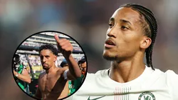 João Pedro, atacante do Chelsea, decidiu a semifinal contra o Flu. Fotos: David Ramos/Getty Images e Dan Mullan/Getty Images.