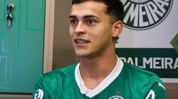 Ramón Sosa em sua apresentação na Sociedade Esportiva Palmeiras