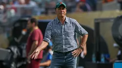 EAST RUTHERFORD, NEW JERSEY - JULY 08: Renato Portaluppi, Head Coach of Fluminense FC, looks on during the FIFA Club World Cup 2025 semi-final match between Fluminense FC and Chelsea FC at MetLife Stadium on July 08, 2025 in East Rutherford, New Jersey. (Photo by Buda Mendes/Getty Images)