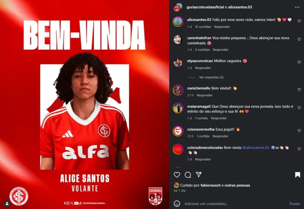 Print redes sociais/Internacional