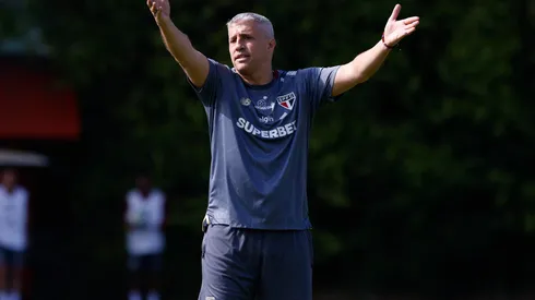 Crespo treinando no São Paulo - Foto: Flick oficial do SPFC