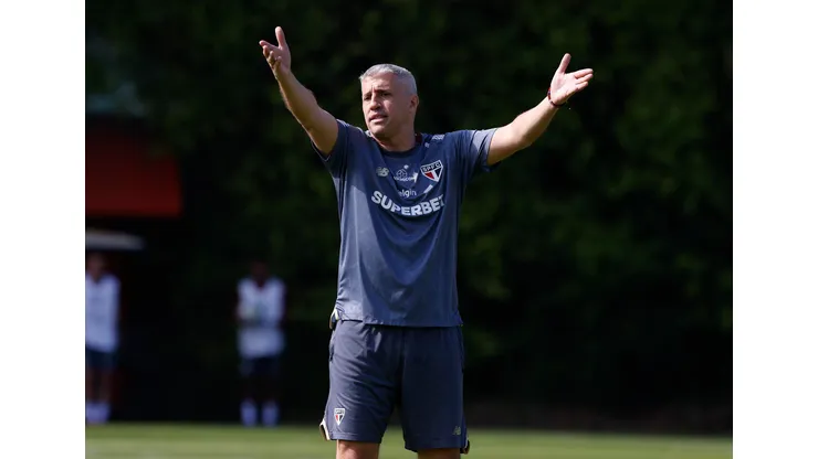 Crespo treinando no São Paulo - Foto: Flick oficial do SPFC