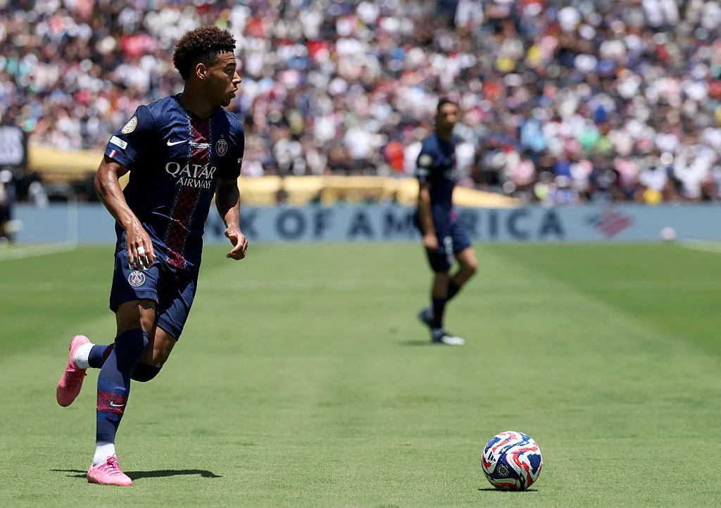 Doué tem o 12º maior salário do PSG neste momento. Foto: Harry How/Getty Images)