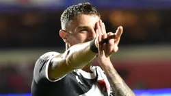 SP - SAO PAULO - 12/06/2025 - BRASILEIRO A 2025, SAO PAULO X VASCO - Vegetti jogador do Vasco comemora seu gol durante partida contra o Sao Paulo no estadio Morumbi pelo campeonato Brasileiro A 2025. Foto: Jota Erre/AGIF