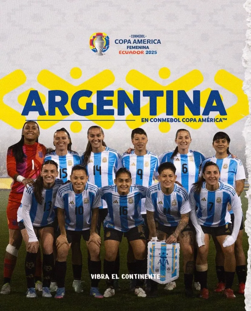 Seleção Argentina. Foto: Reprodução/Instagram/@copaamerica