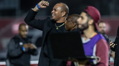 Aloísio Chulapa durante partida entre São Paulo e Palmeiras, na Copa do Brasil de 2023.