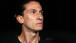 Filipe Luís durante partida entre Los Angeles FC e Flamengo, pelo Mundial de Clubes. Foto: Dan Mullan