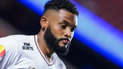 Sabino, jogador do São Paulo, durante partida contra o Mirassol no estadio Morumbi pelo campeonato Paulista 2025. Foto: Marcello Zambrana/AGIF