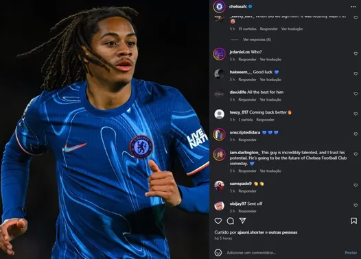 Print do redes sociais Chelsea