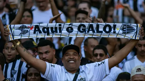 MG - BELO HORIZONTE - 20/04/2025 - BRASILEIRO A 2025, ATLETICO-MG X BOTAFOGO - Torcida do Atletico-MG durante partida contra Botafogo no estadio Mineirao pelo campeonato Brasileiro A 2025. Foto: Fernando Moreno/AGIF