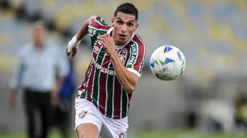 RJ - RIO DE JANEIRO - 10/04/2025 - COPA SUL-AMERICANA 2025, FLUMINENSE X SAN JOSE - Serna jogador do Fluminense durante partida contra o San Jose no estadio Maracana pelo campeonato Copa Sul-americana 2025. Foto: Thiago Ribeiro/AGIF