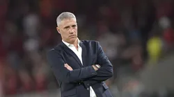 Crespo durante a partida contra o Flamengo