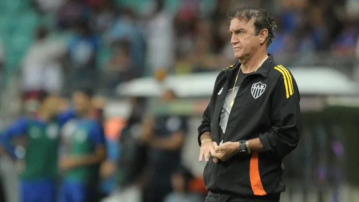 Cuca no comando do Atlético-MG. Foto: Jhony Pinho/AGIF