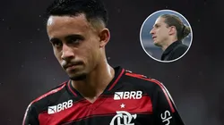 Filipe Luís admite baixa minutagem de Matheus Gonçalves por conta da grande concorrência no Flamengo. FotoxFoto: AGIF.