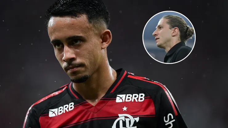Filipe Luís admite baixa minutagem de Matheus Gonçalves por conta da grande concorrência no Flamengo. FotoxFoto: AGIF.
